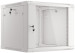 Lanberg :: Rack Cabinet 19" Wall-Mount 9U/600X600 (flat-pack) V2 Grey, Glass door