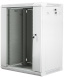 Lanberg :: Rack Cabinet 19" Wall-Mount 15U/600X450 (flat-pack) V2 Grey, Glass door