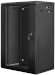 Lanberg :: Rack Cabinet 19" Wall-Mount 18U/600X450 (flat-pack) V2 Black, Glass door