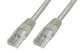 Kabel 2x RJ45 - patch cord - kat.5e UTP szary 1.2m CU AWG 26/7