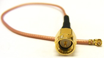 U.FL (Hirose) to SMA-male, thick RG-178 cable, 2.4/5GHz, 18cm